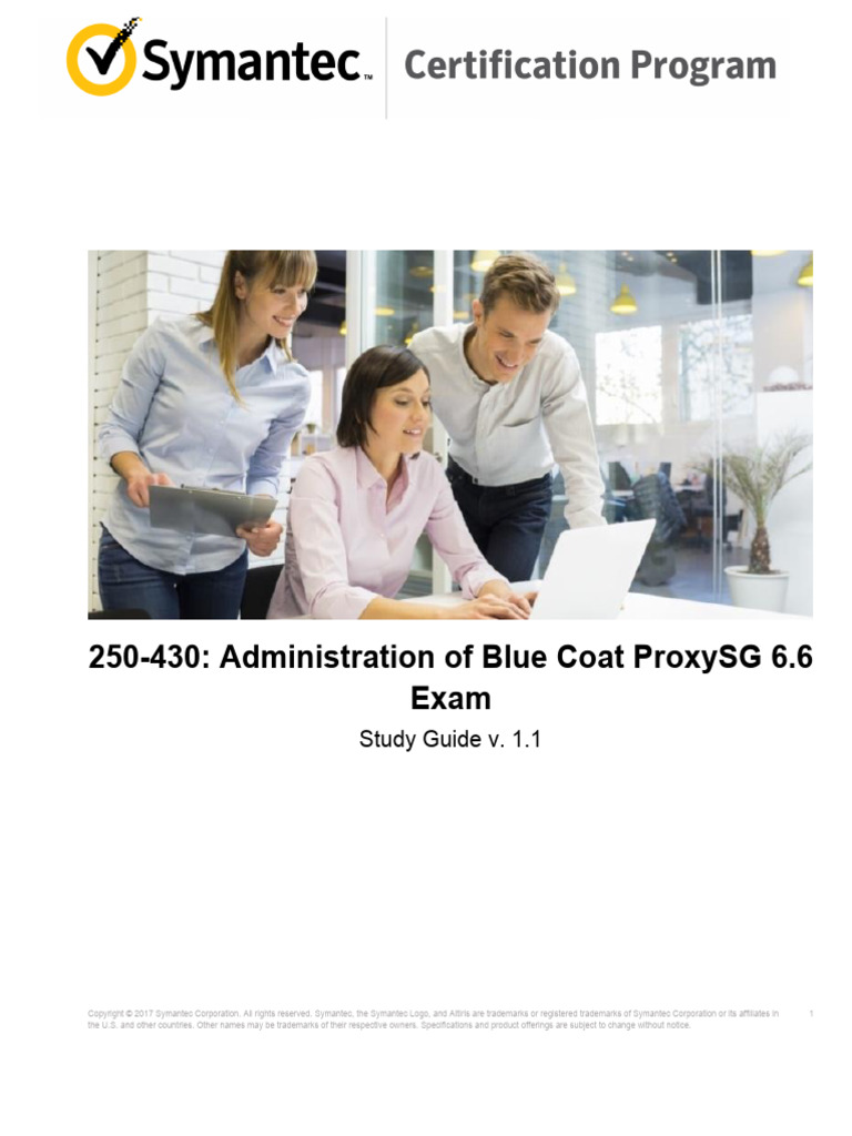 Bluecoat Proxysg 6.6 Exam Guide 250-430 | PDF | Transport Layer ...