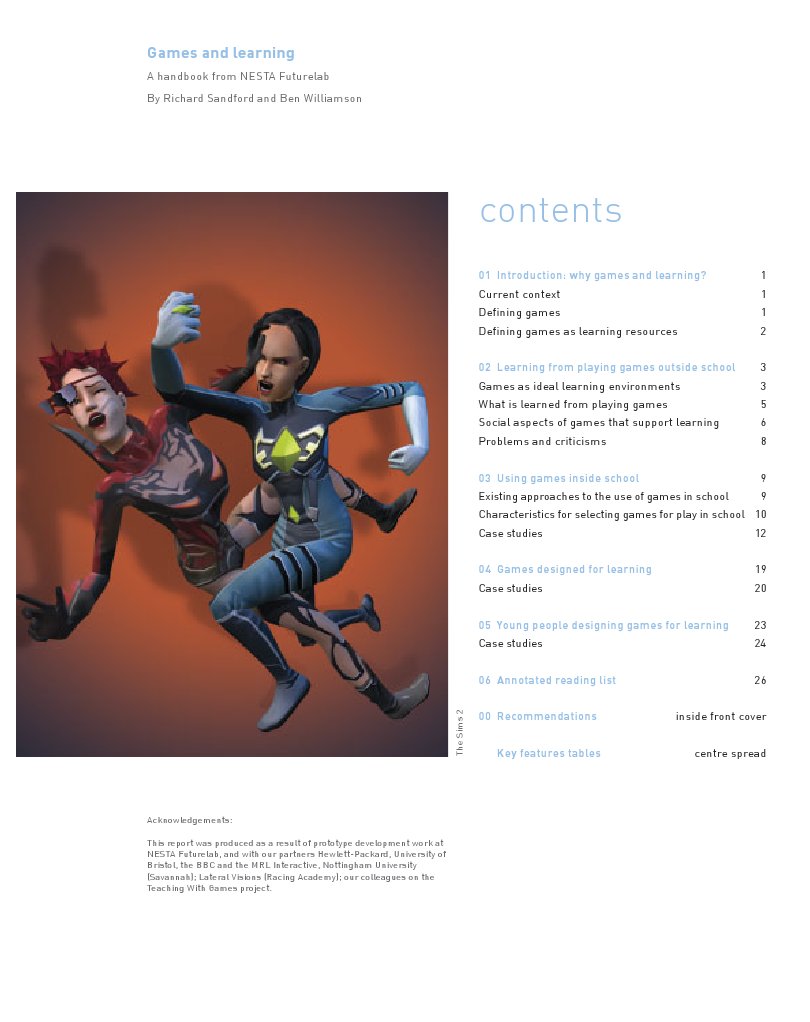 Games as Learning Tools in Education | PDF | Video Games | Expert