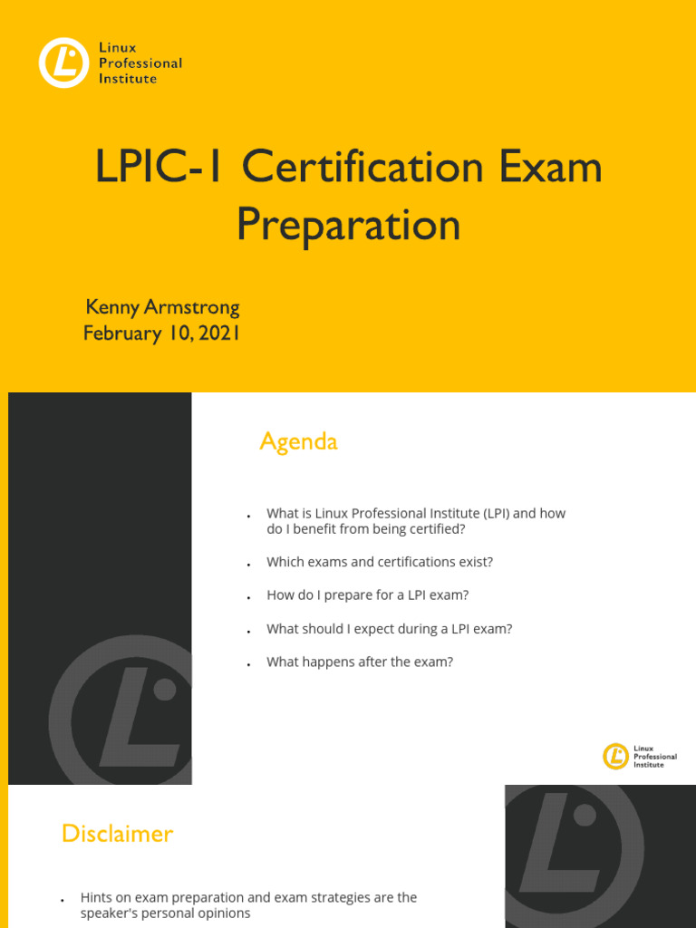 LPI Certification Exam Overview | PDF | Qualifications