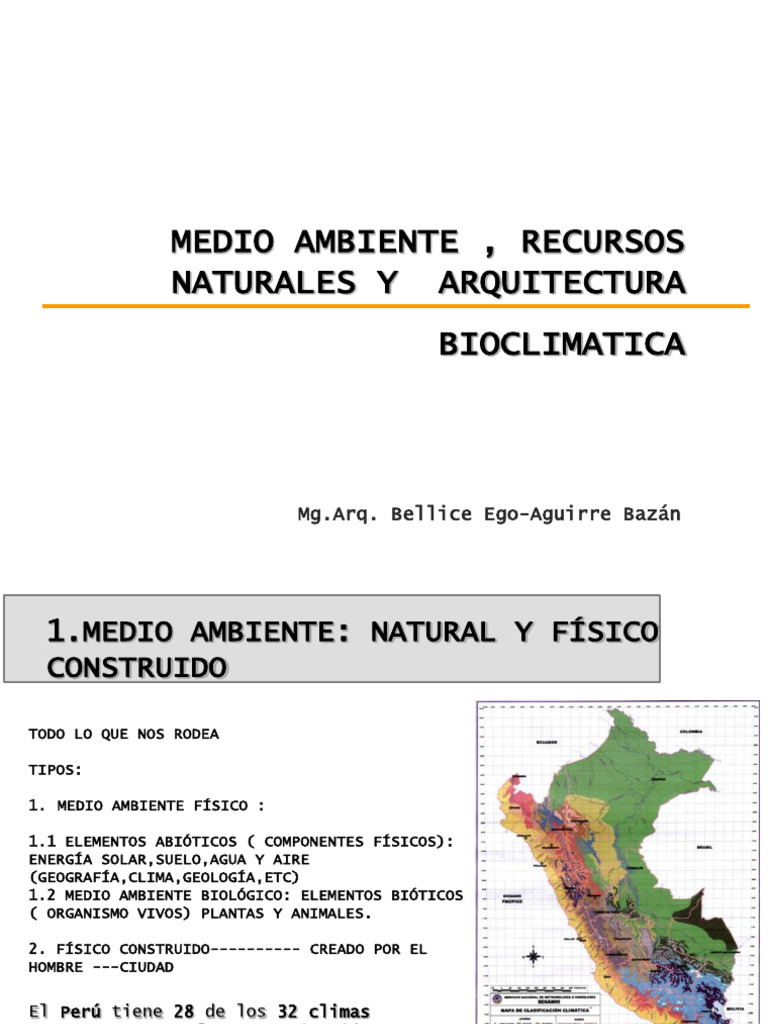 Medio Ambiente y Recursos Naturales | PDF | Entorno natural | Energía ...