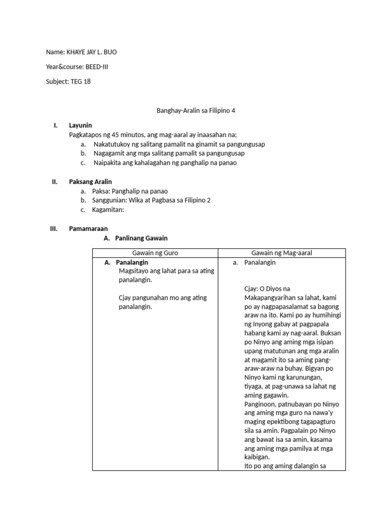 Lesson Plan in Ap | PDF