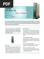 Datasheet TC3541CE