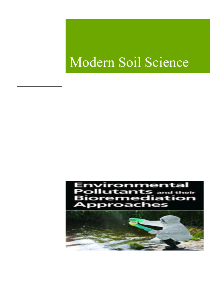 Soil science newsletter pdf soil human impact on the environment