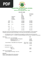 Fee Structure 2025 Pdf