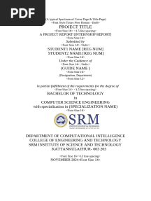 B.tech Research Project and Internship Report Manual (1)