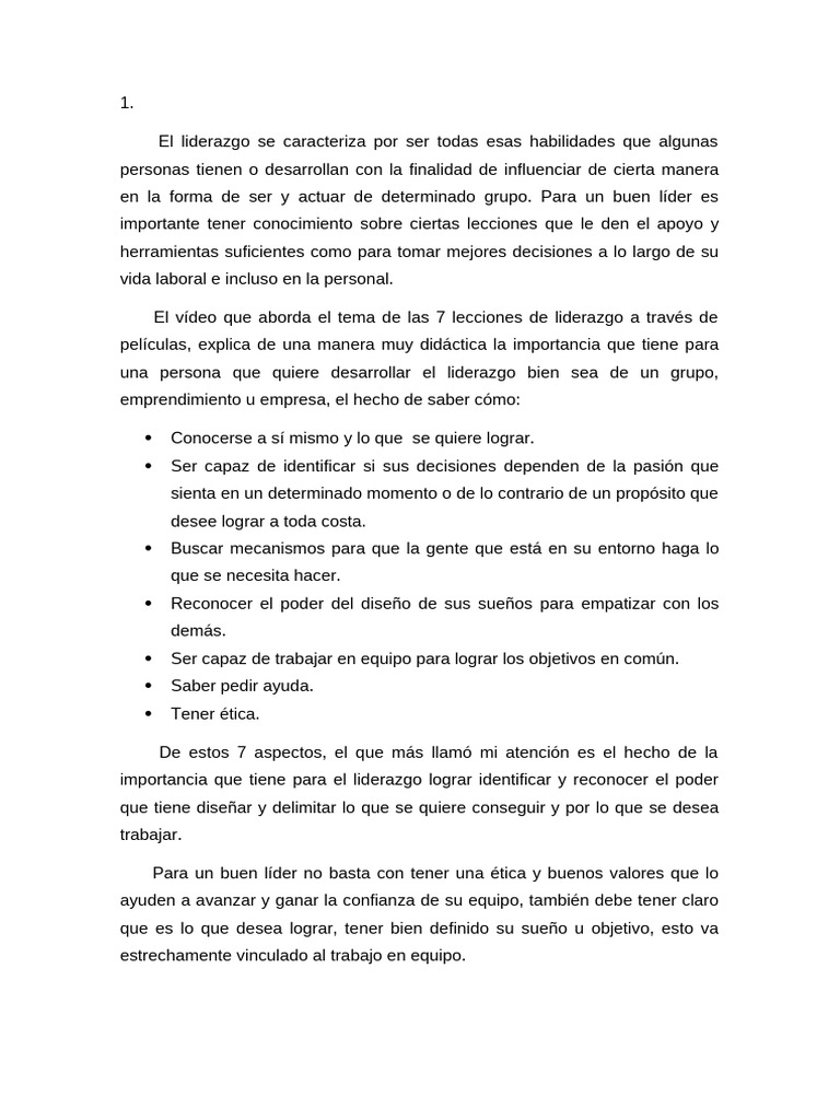 7 Lecciones Clave de Liderazgo | PDF | Liderazgo | Las emociones