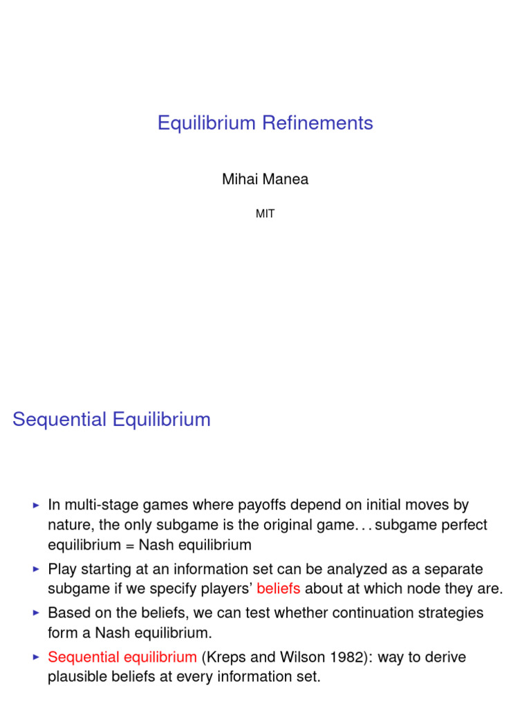 MIT14 126S16 Equilib | PDF | Mathematical And Quantitative Methods ...