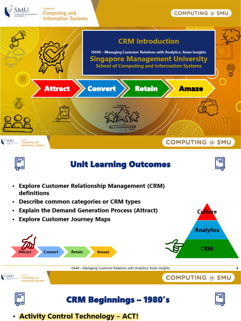 Managing CRM with Analytics Insights | PDF | Customer Relationship ...