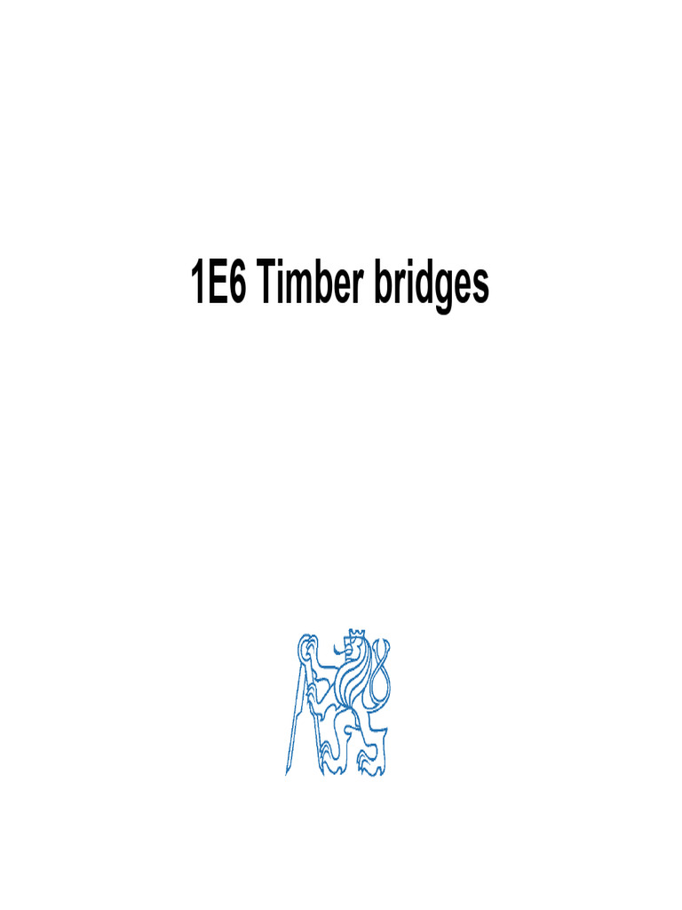Timber Bridge Design and Durability Guide | PDF | Bridge | Lumber