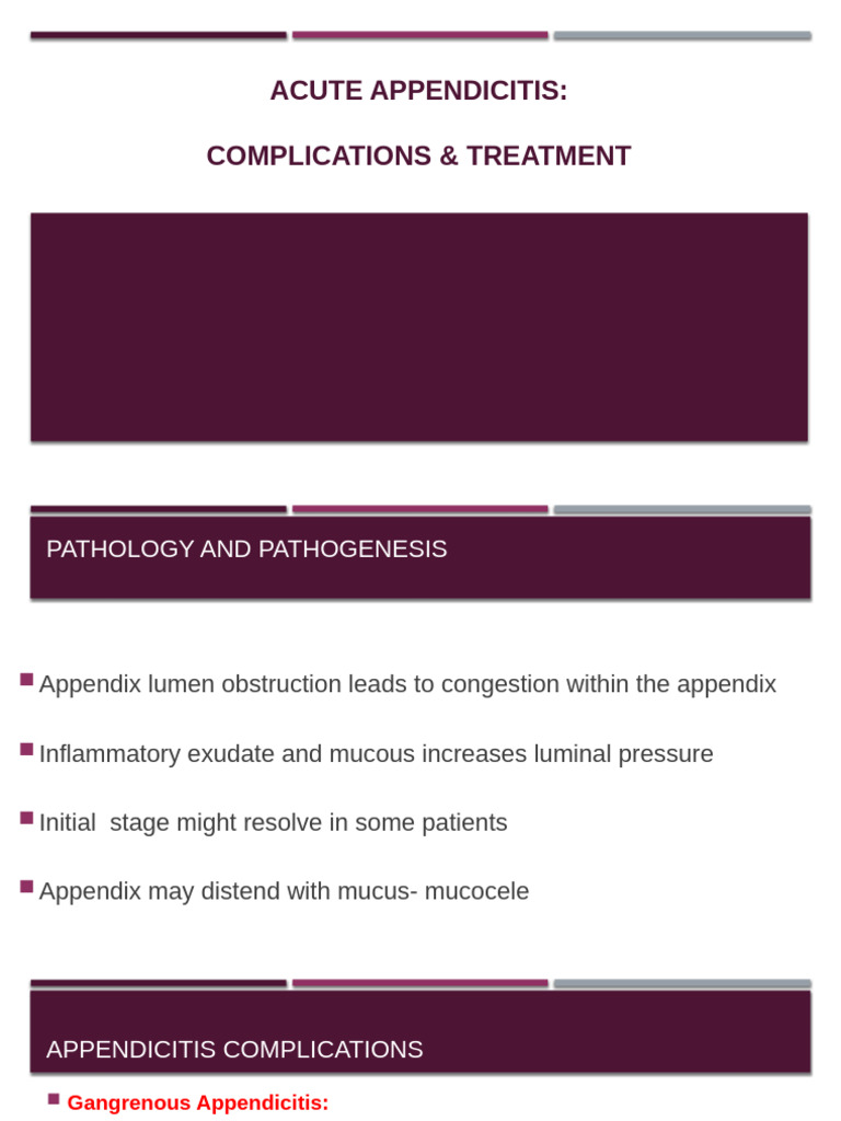 appendicitis | PDF | Medical Specialties | Diseases And Disorders