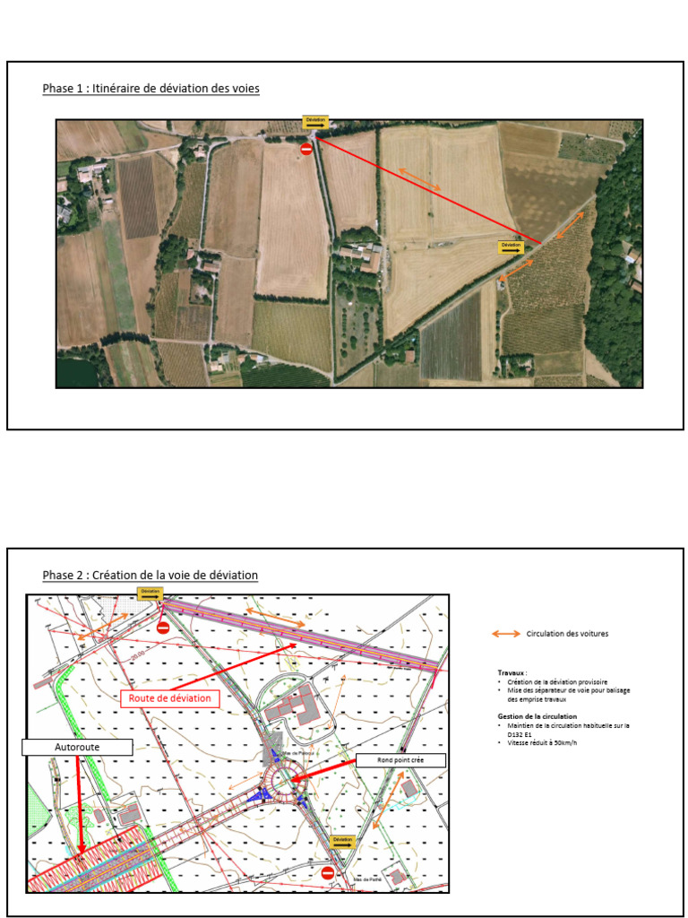 Itinéraire de déviation RD189 | PDF | Autoroute | Transport