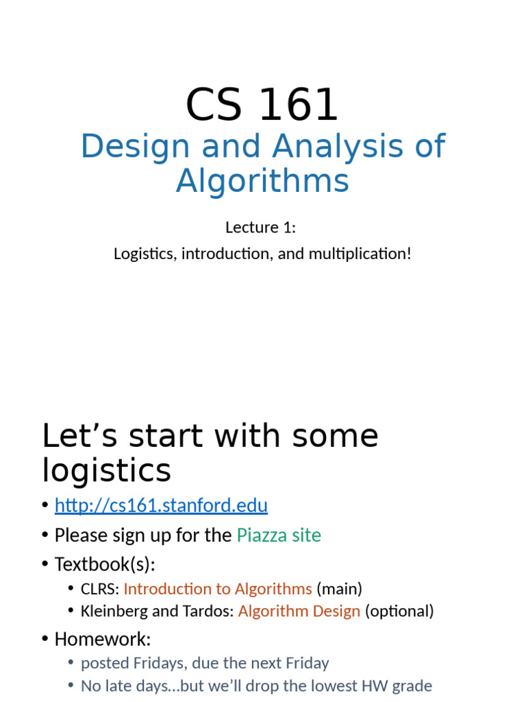 File 1691468414 GUSCSE201827295 Lecture1 | PDF | Multiplication ...