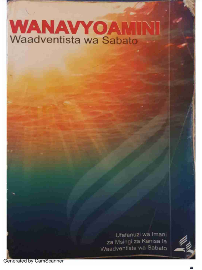 Mwongozo wa Waadventista Wasabato | PDF