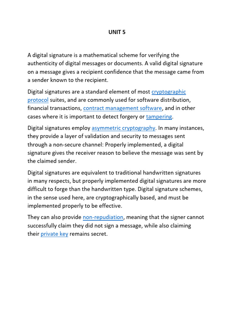 Unit 5cn Pdf Information Security Encryption