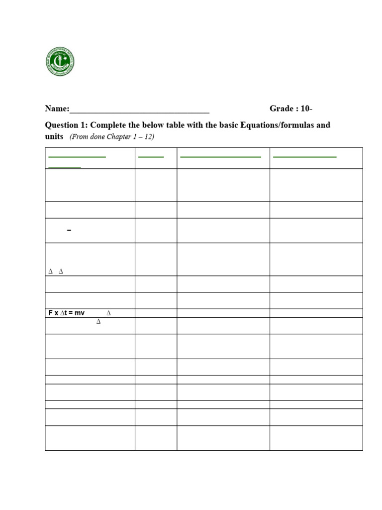 Physics | PDF | Force | Mass