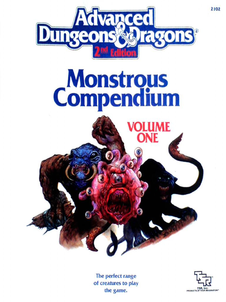 AD&D Mystara – Monstrous Compendium Appendix, Livre Jeu De Rôle Occasion