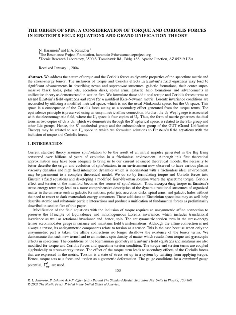 Torque Paper | PDF | Spacetime | Rotation Around A Fixed Axis