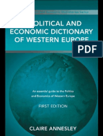 Annesley - A Political and Economic Dictionary of Western Europe