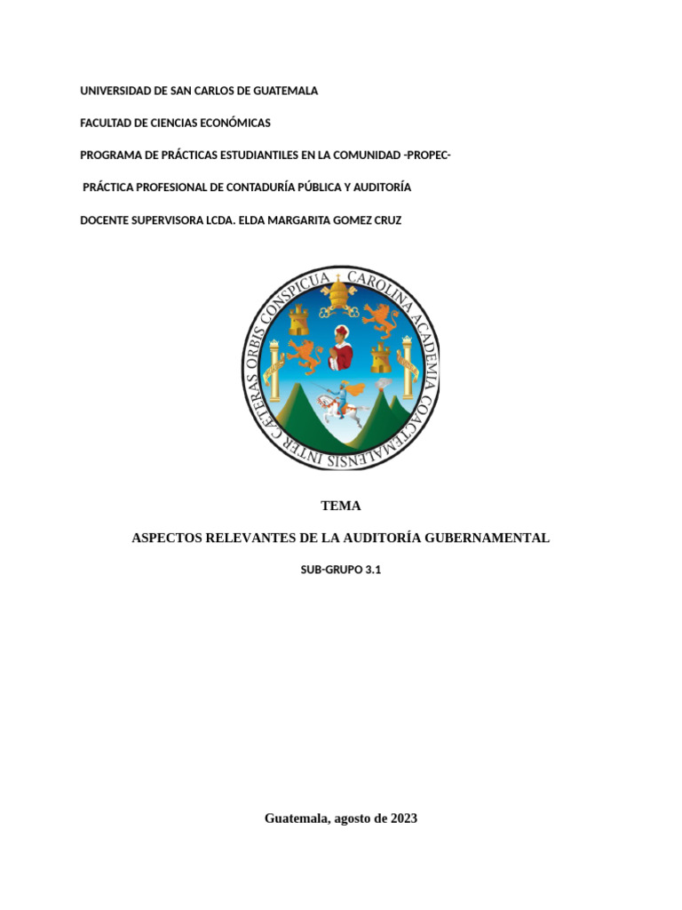 Etapas Clave de la Auditoría Gubernamental | PDF | Auditoría | Contralor