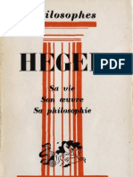 Andre Cresson et Rene Serreau HEGEL SA VIE SON OEUVRE SA PHILOSOPHIE Paris Puf 1949