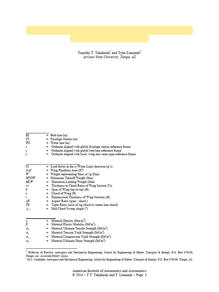 Aiaa 2015 3374 | PDF | Strength Of Materials | Bending