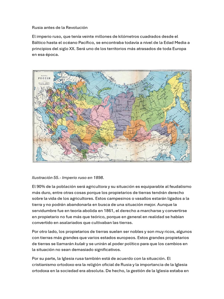 La Revolución Rusa y La Creación de La Urss | PDF | Imperio ruso ...