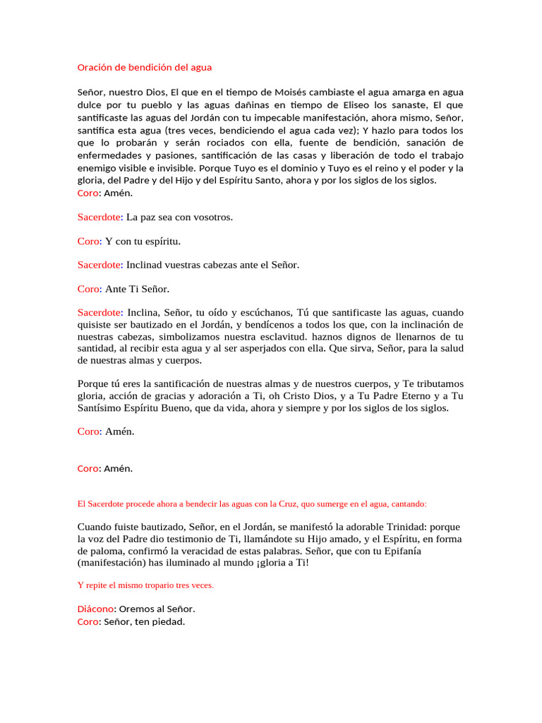 Oración para bendecir un vehículo | PDF | Oración | Bendición