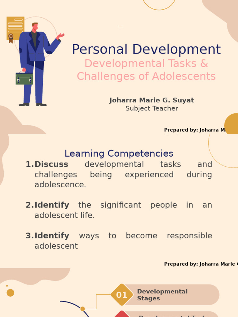 Adolescent Developmental Tasks & Challenges | PDF | Developmental ...