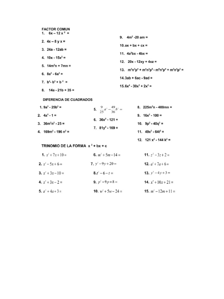 Algebra .3 | PDF