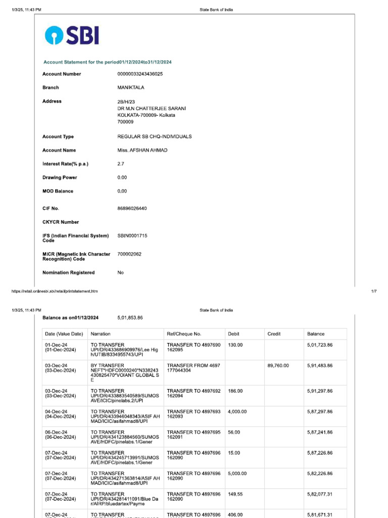 Dec - 24 Financial Statement | PDF