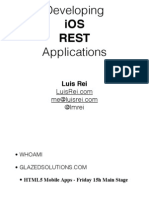 Developing iOS REST Applications
