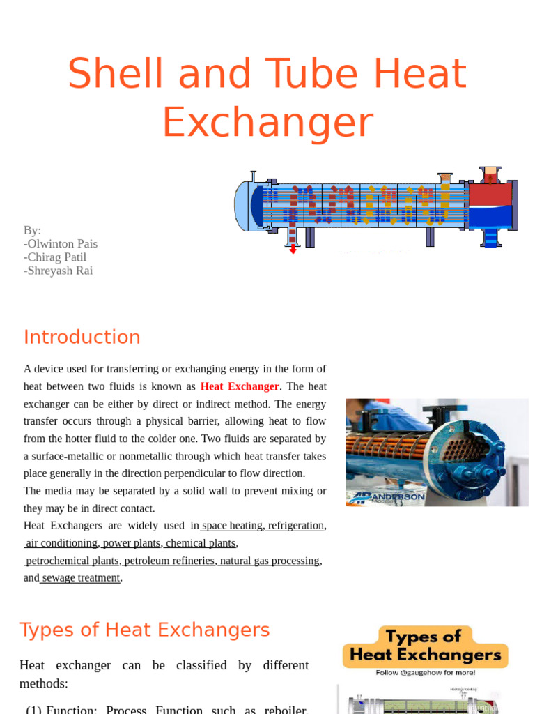 Shell and Tube Heat Exchanger | PDF | Heat Exchanger | Heat