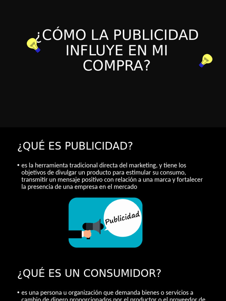 Cómo la Publicidad Influye en Ti | PDF