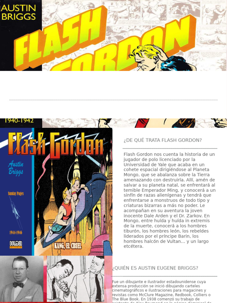 Flash Gordon: Austin Briggs y su legado | PDF | Tiras cómicas