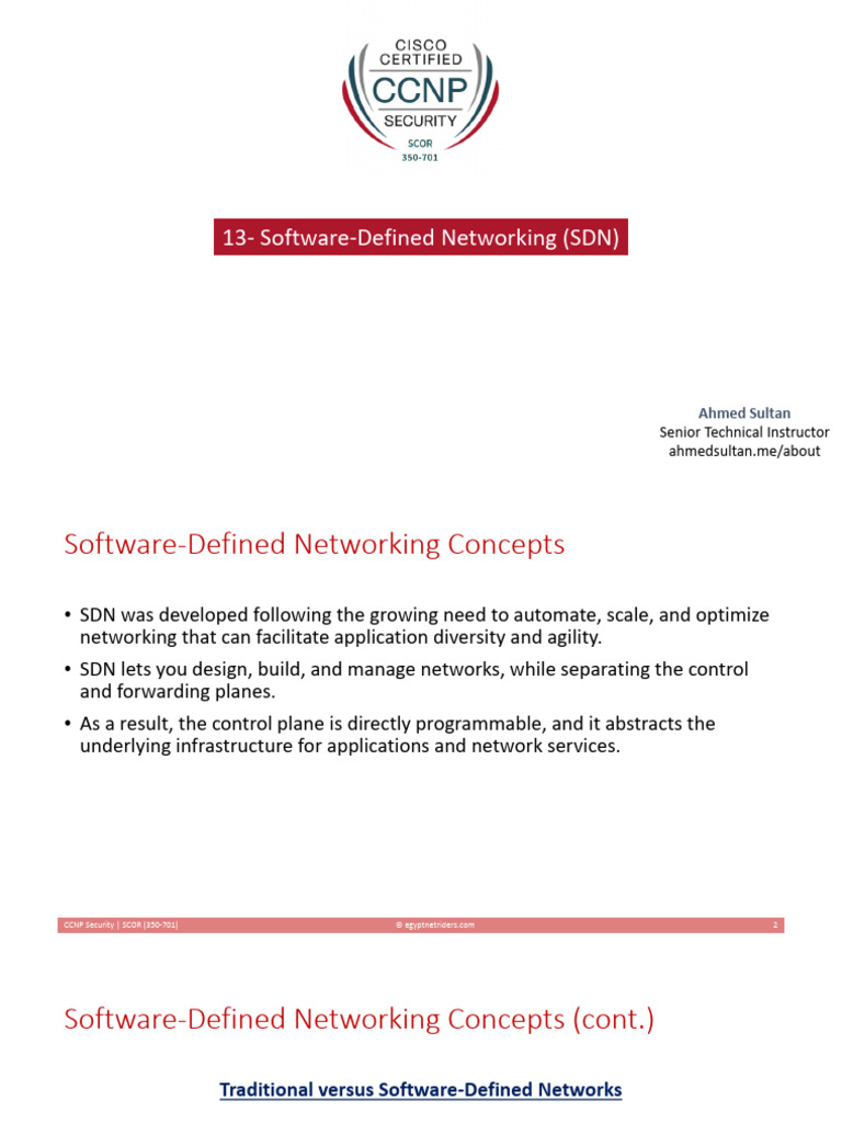 Cisco SDN Solutions Overview | PDF | Computer Network | Network ...