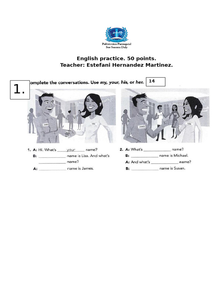 English Practice Assignment 50 Points | PDF