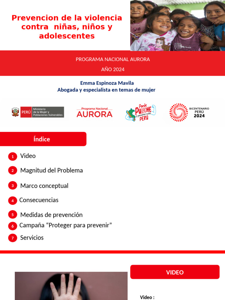 Prevención de Violencia en NNA | PDF | La violencia contra las mujeres ...