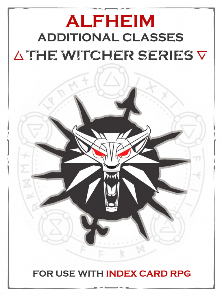 ICRPG TheWitcher Classes | PDF