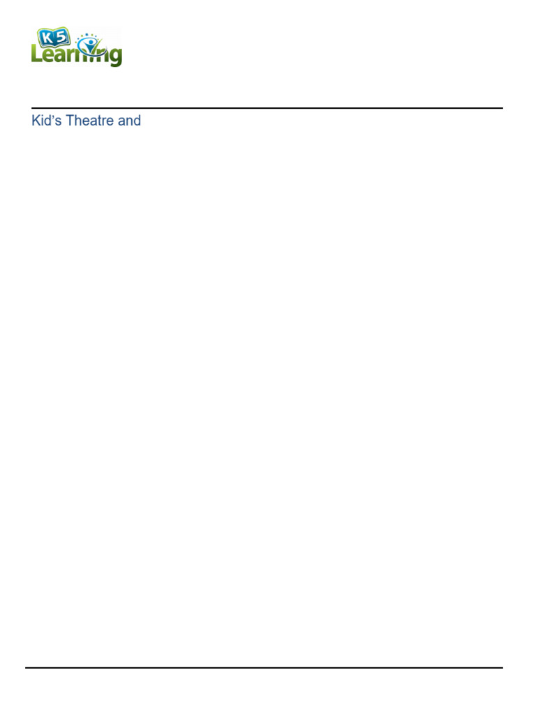 Kids Theater Plays Props | PDF | Little Red Riding Hood