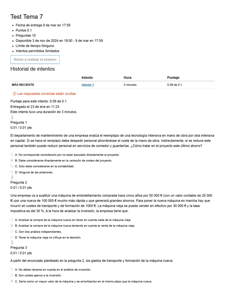 Test Tema 7_ | PDF | Impuestos | Economias