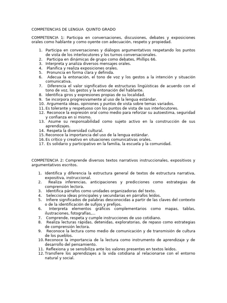 Actividades de Lengua para 5to Grado | PDF | Bailes | Triángulo