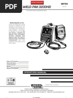 Download Lincoln Weldpak 3200 HD by Triple Sawyer SN82048500 doc pdf