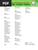 2025-2026 Class List for Boys and Girls | PDF
