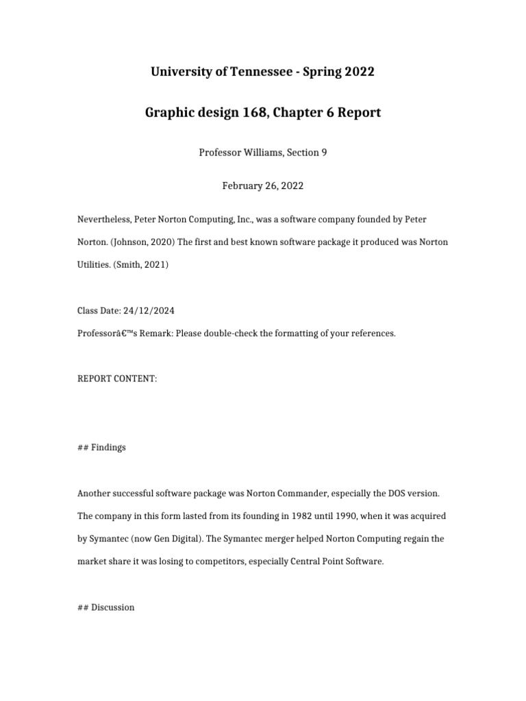 Graphic Design 168 Chapter 6 Report | PDF | Utility Software | System ...