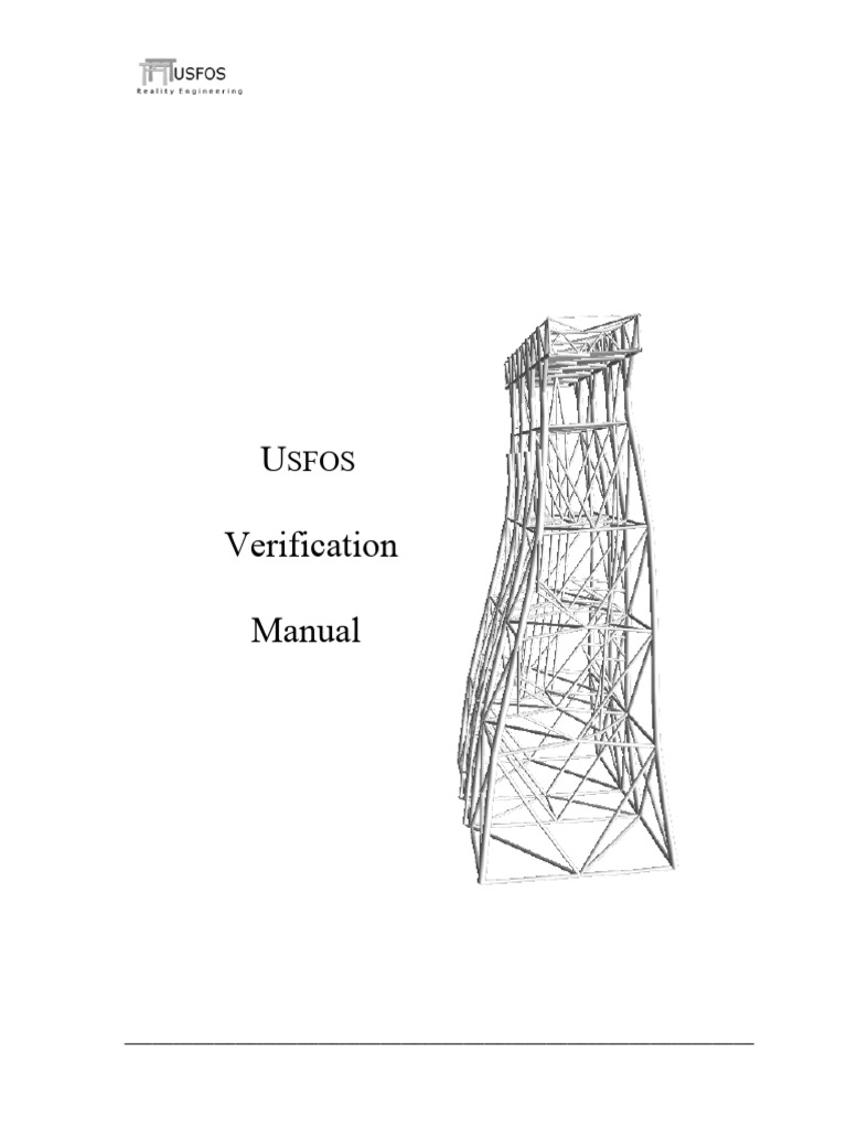 USFOS Verification Manual Overview | PDF | Buckling | Beam (Structure)
