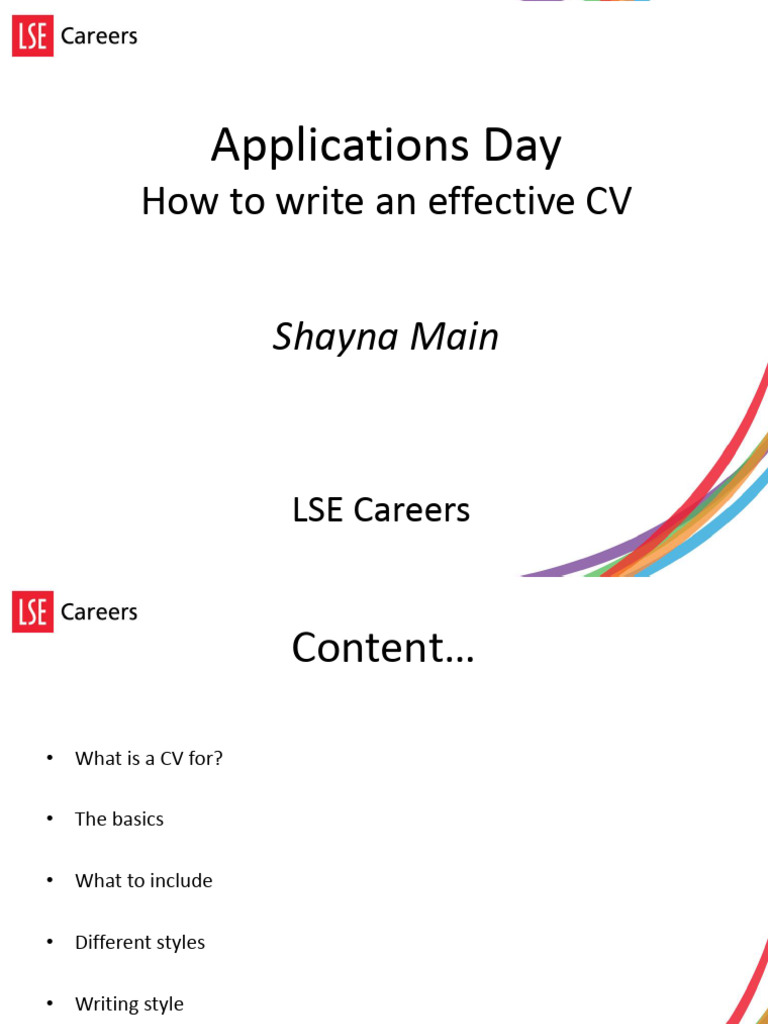 Effective CV Writing Guide | PDF | Learning