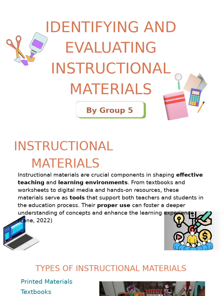 Evaluating Instructional Materials Guide | PDF