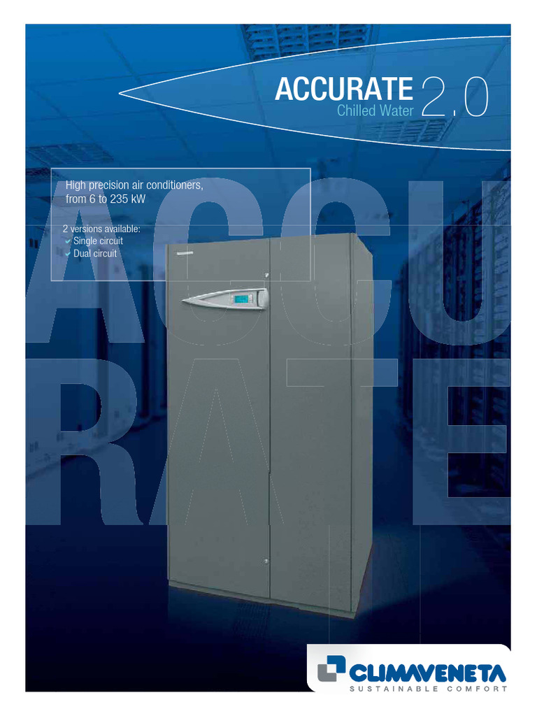 High Precision Chilled Water AC Solutions | PDF | Data Center | Air ...