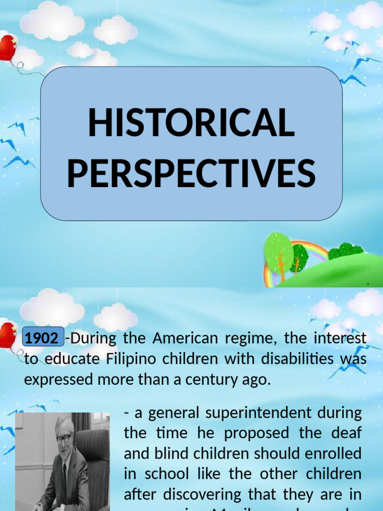 History of Special Education in the Philippines | PDF | Special ...