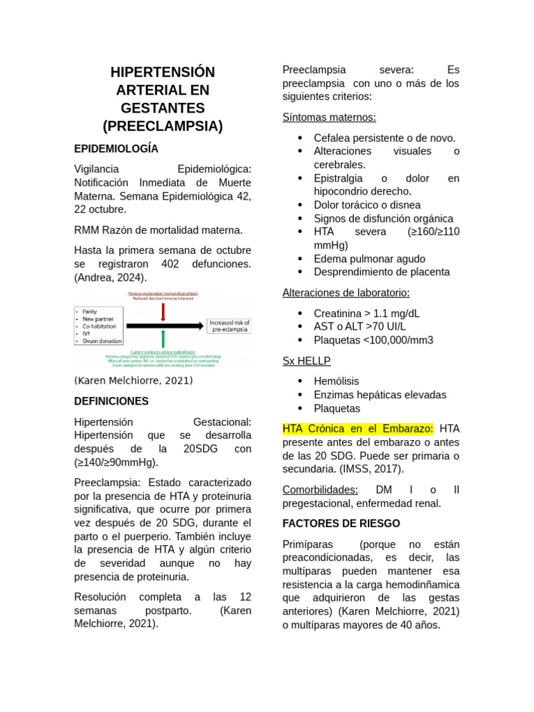 Pre Eclampsia | PDF | Hipertensión | Epidemiología
